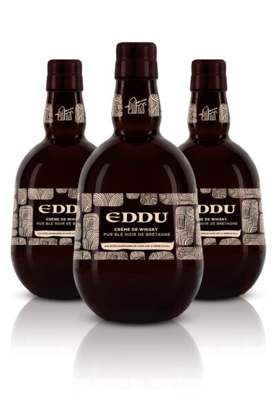 Crème de Whisky Eddu Pur Blé noir - Ensemble de 3 bouteilles