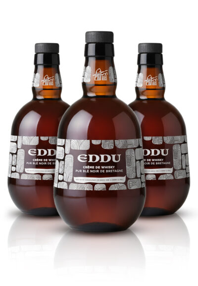 Crème de Whisky Eddu Pur Blé noir - Ensemble de 3 bouteilles
